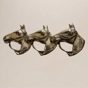 Vintage Sterling Silver Equestrian Pin 1950’s -1960s
Maker’s Mark STERLING LONG